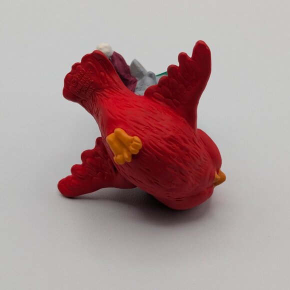 Hallmark Keepsake Goin' South 1989, Vintage Mouse and Red Bird Ornament - Picture 5 of 10
